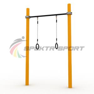 Купить Турник классический для занятий Воркаут с кольцами SP WRK-07 + Rings_76mm в Велиже 