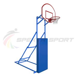 Купить Стойка стритбольная складная с фанерным щитом, кольцом, сеткой и защитой Street в Велиже 