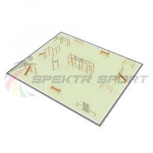 Купить Парковая площадка для Воркаут и WRK 2_76mm в Велиже 
