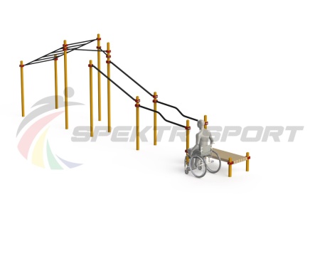 Купить Спортивный комплекс для инвалидов-колясочников WRK-D22_76mm в Велиже 